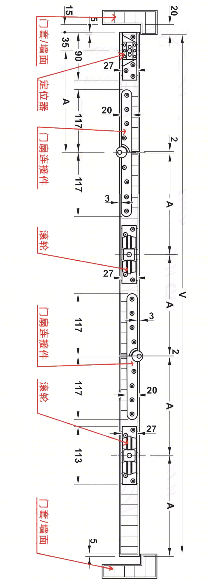 《室内设计联盟年刊》助你掌握地轨、隐藏轨推拉门及折叠门构造做法！-27