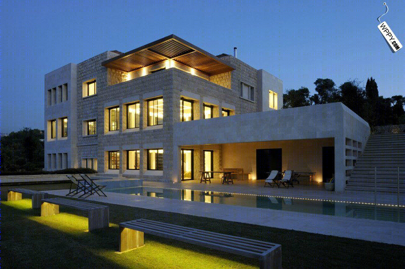 黎巴嫩巴卜达现代豪华别墅——牙则别墅-16