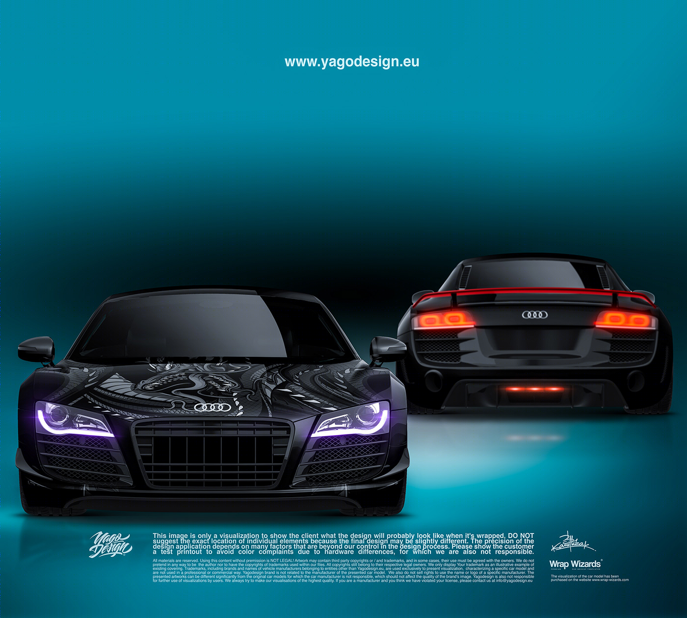 Anastasiya Gushchina丨展厅丨Audi R8 Ronin by Yagodesign-2