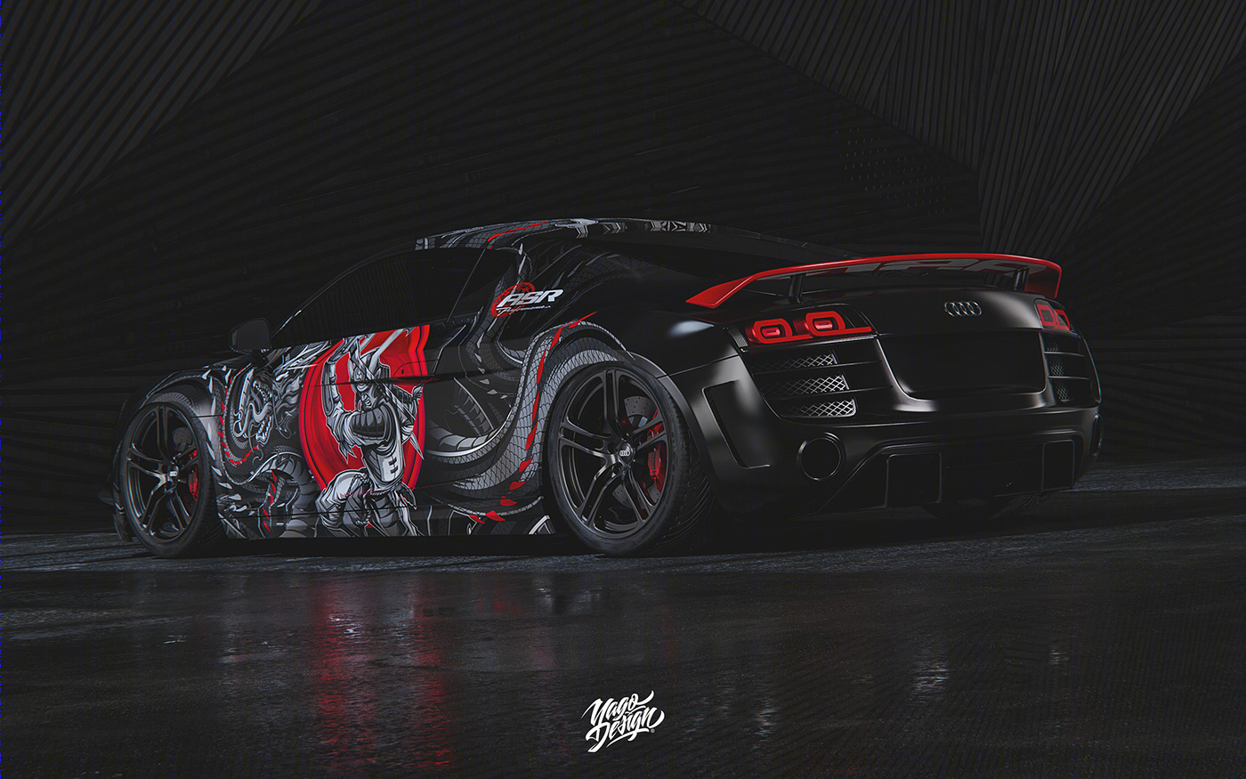 Anastasiya Gushchina丨展厅丨Audi R8 Ronin by Yagodesign-5