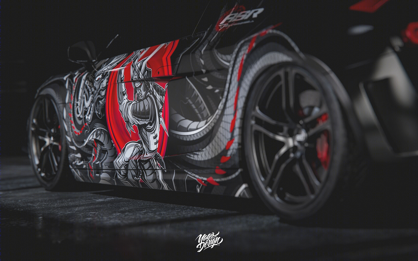 Anastasiya Gushchina丨展厅丨Audi R8 Ronin by Yagodesign-4