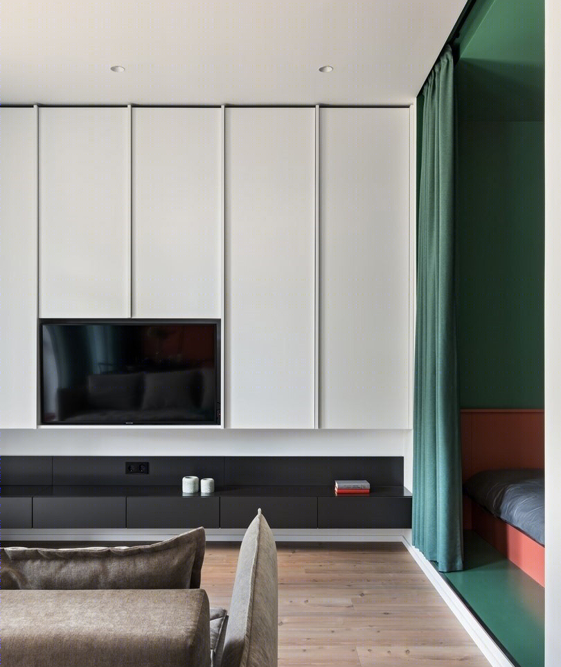 45平米 白俄罗斯 多彩空间设计！-2