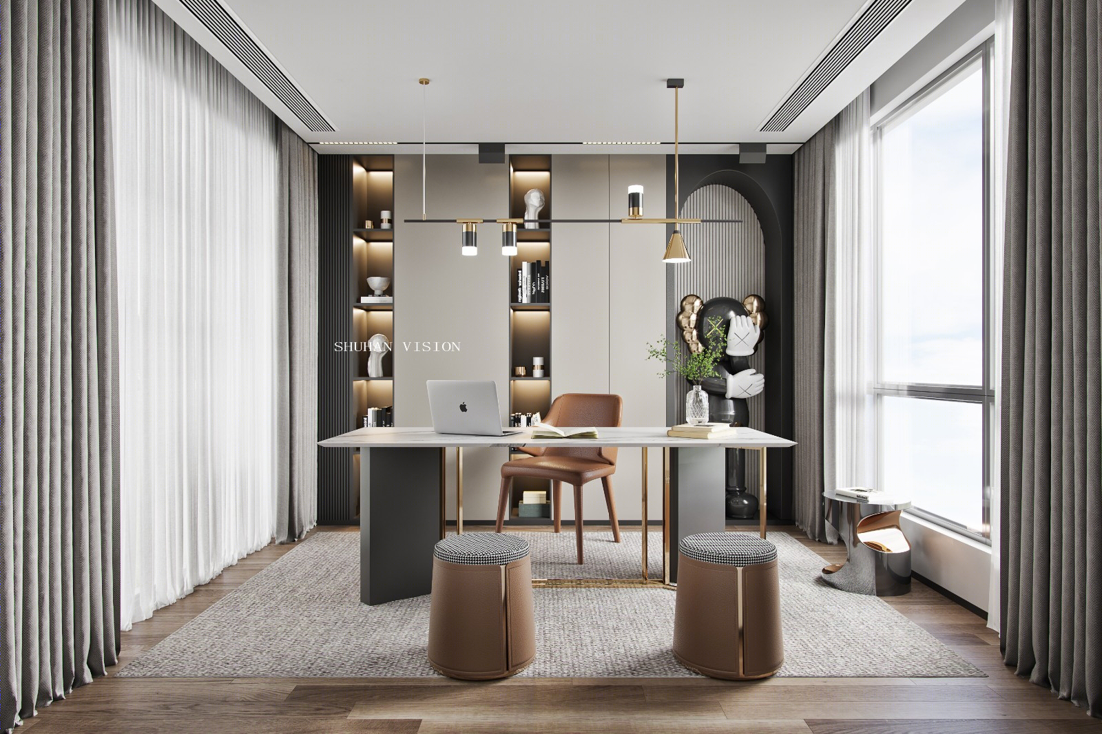 深海捕鱼人演绎现代简约风，corona render 渲染学员作品展-12