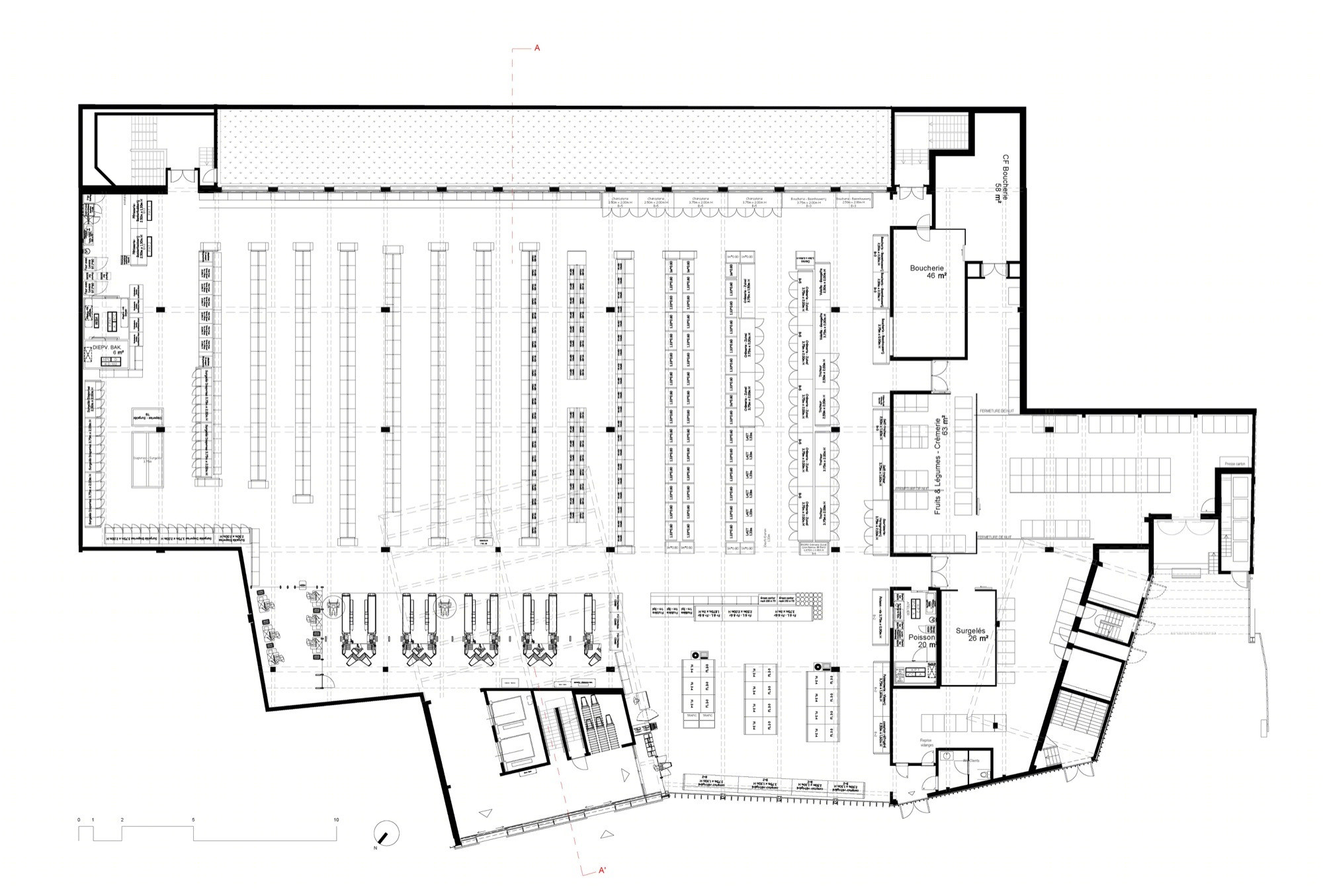 Delhaize Quai de Rome 公寓-13