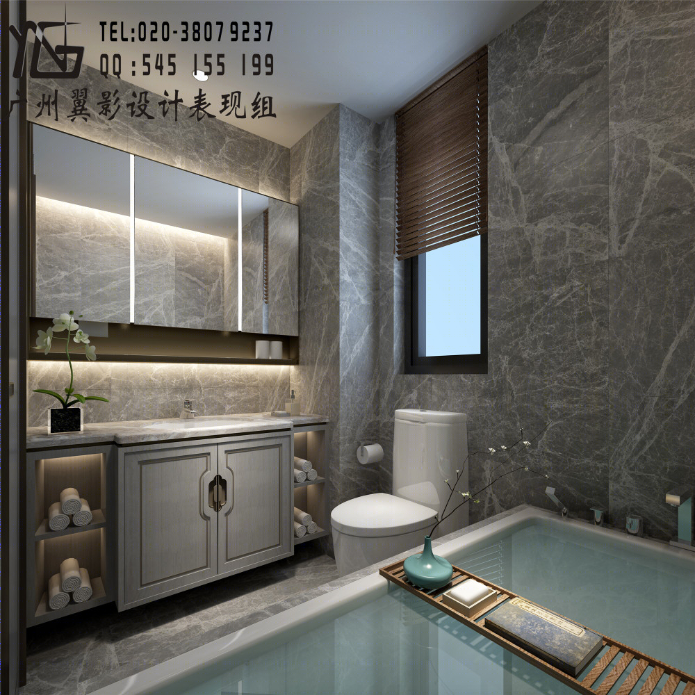 广州翼影室内设计表现样品间一期作品展示-13