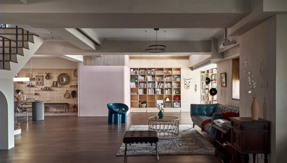 "半伴住宅"开放式设计打破传统家庭空间-20