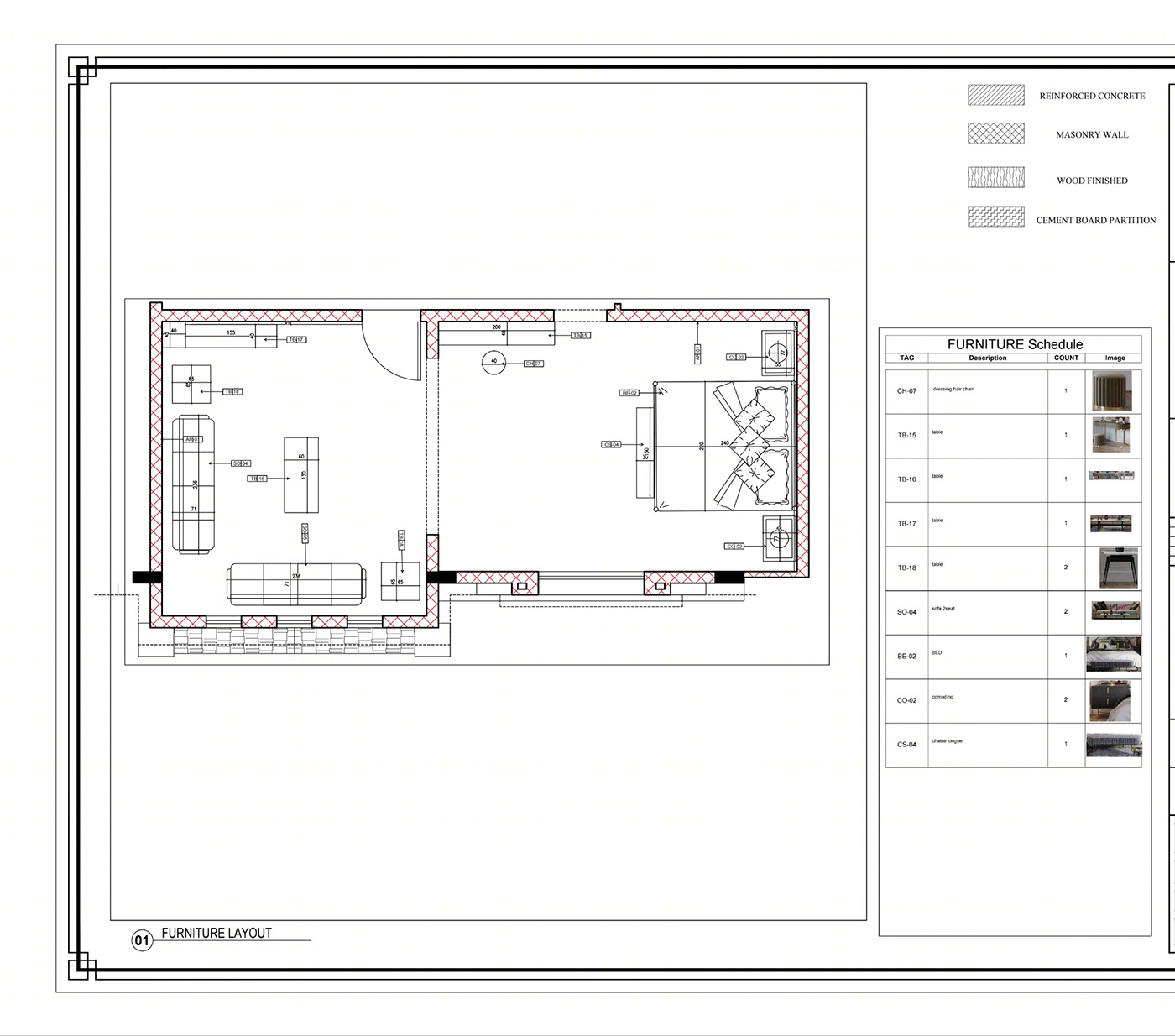 SHOPDRAWING FOR BEDROOM IN VILLA IN UAE-2