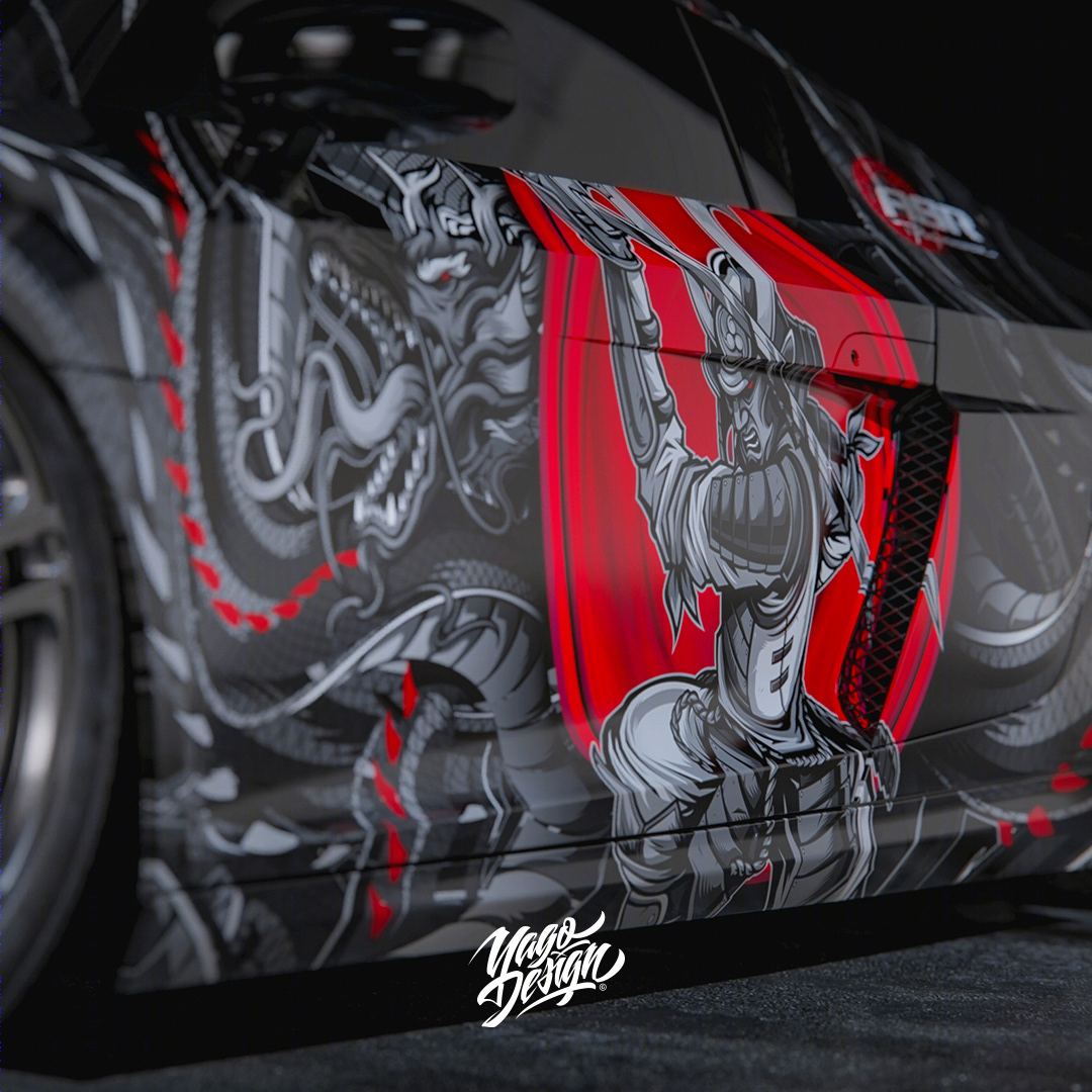 Anastasiya Gushchina丨展厅丨Audi R8 Ronin by Yagodesign-6