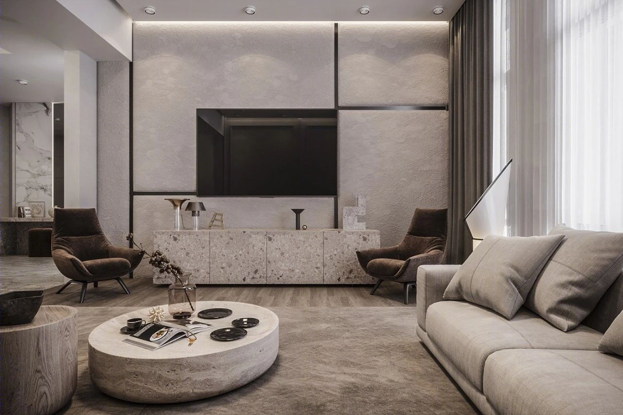 乌克兰设计师 Ivan Honcharenko 的现代高级灰空间艺术-32