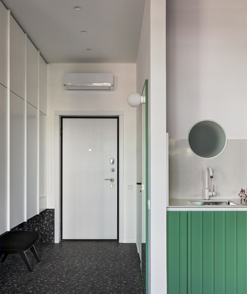 45平米 白俄罗斯 多彩空间设计！-7