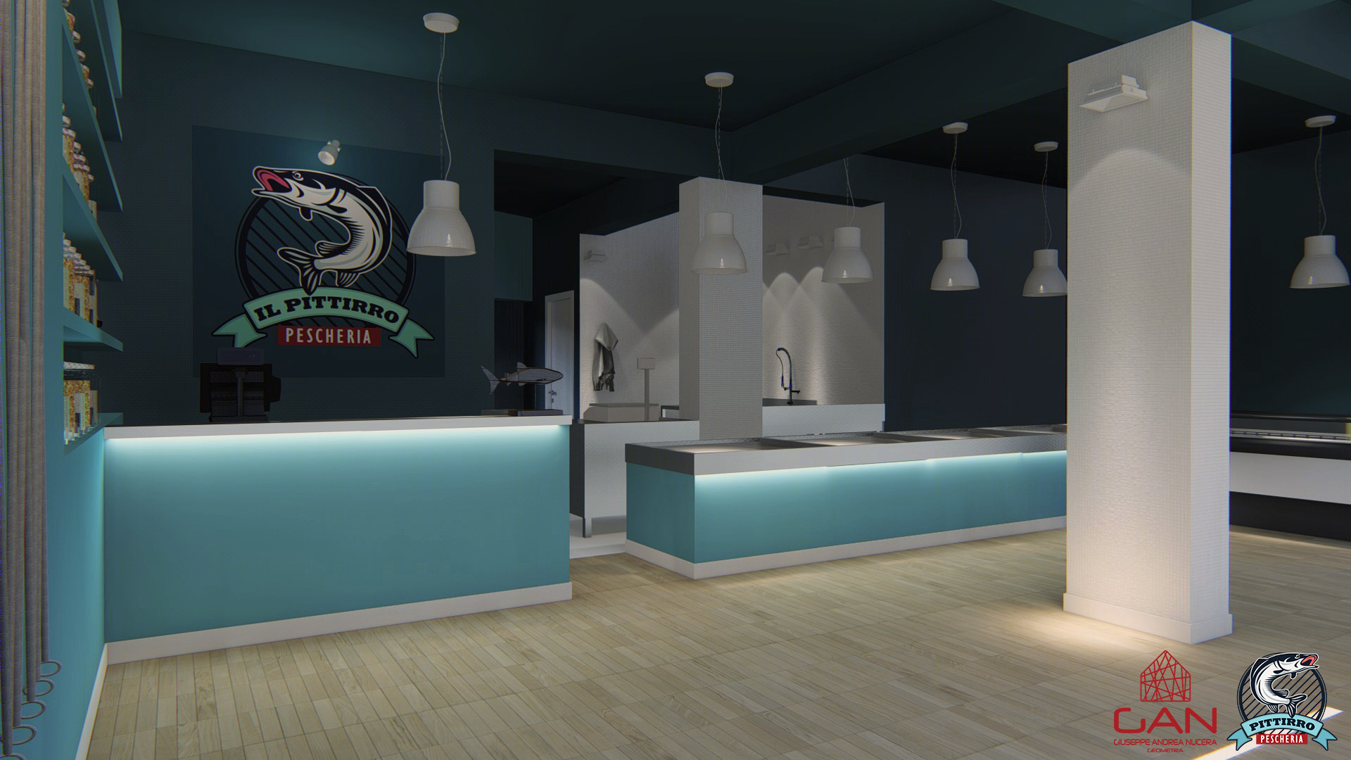 IL PITTIRRO 鱼市场室内设计-1