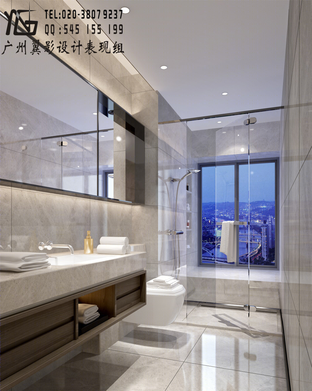 广州翼影室内设计表现样品间一期作品展示-18
