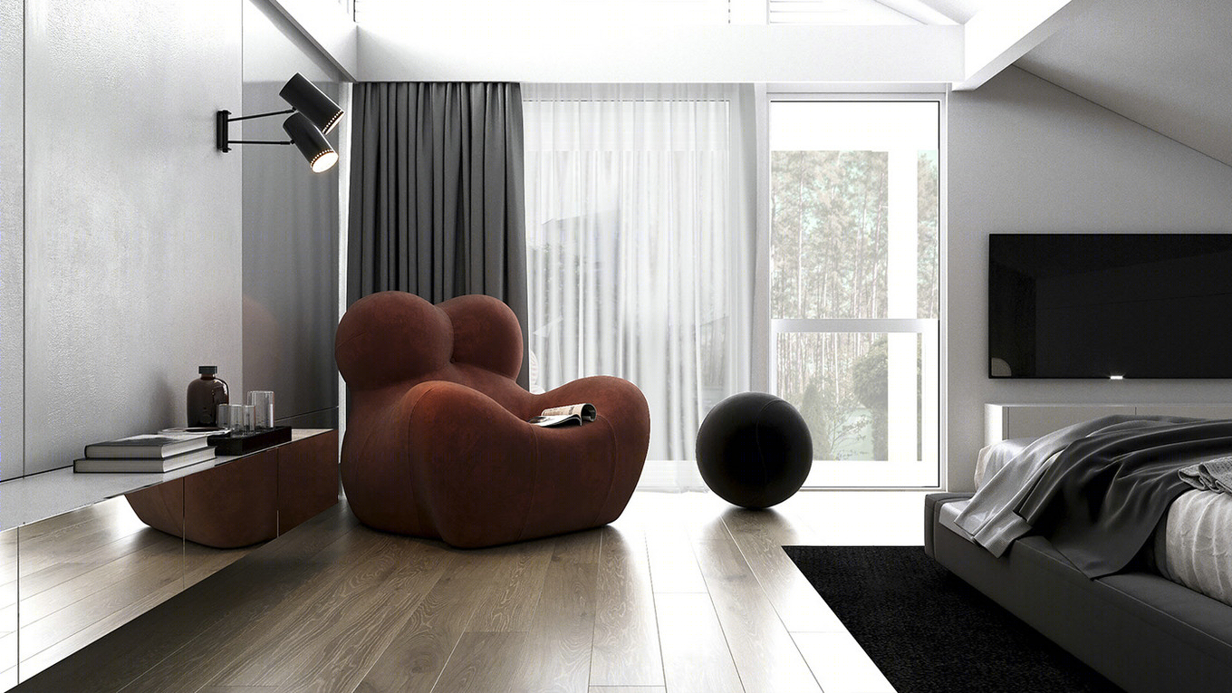 极简现代家居，舒适大气的设计美学-17