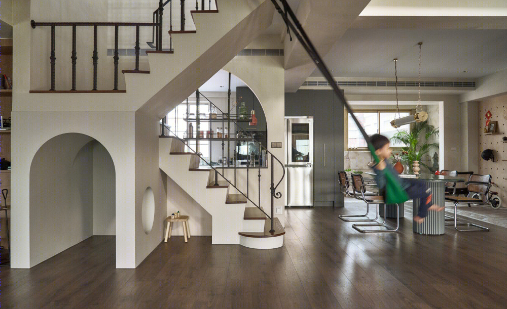 "半伴住宅"开放式设计打破传统家庭空间-21