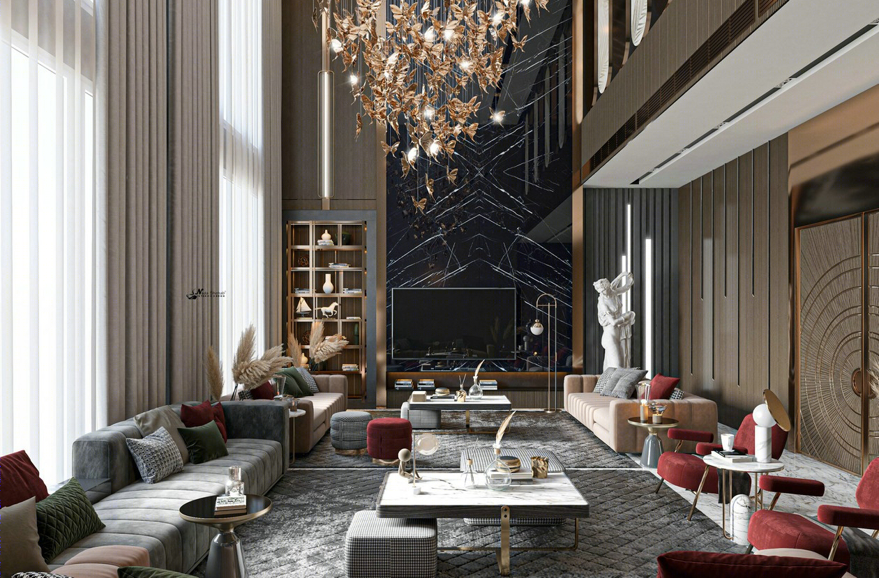 Nada Shehab 打造轻奢质感空间-0