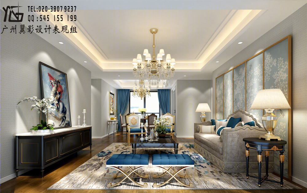 广州翼影室内设计表现样品间一期作品展示-20