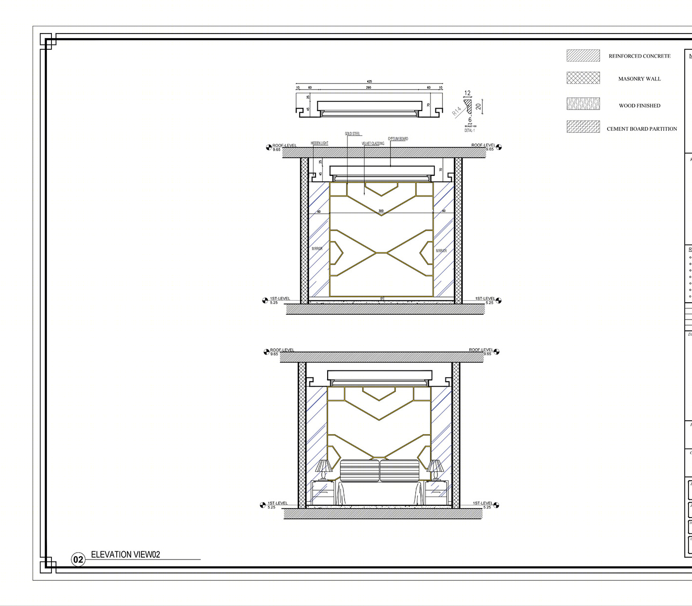 SHOPDRAWING FOR BEDROOM IN VILLA IN UAE-7