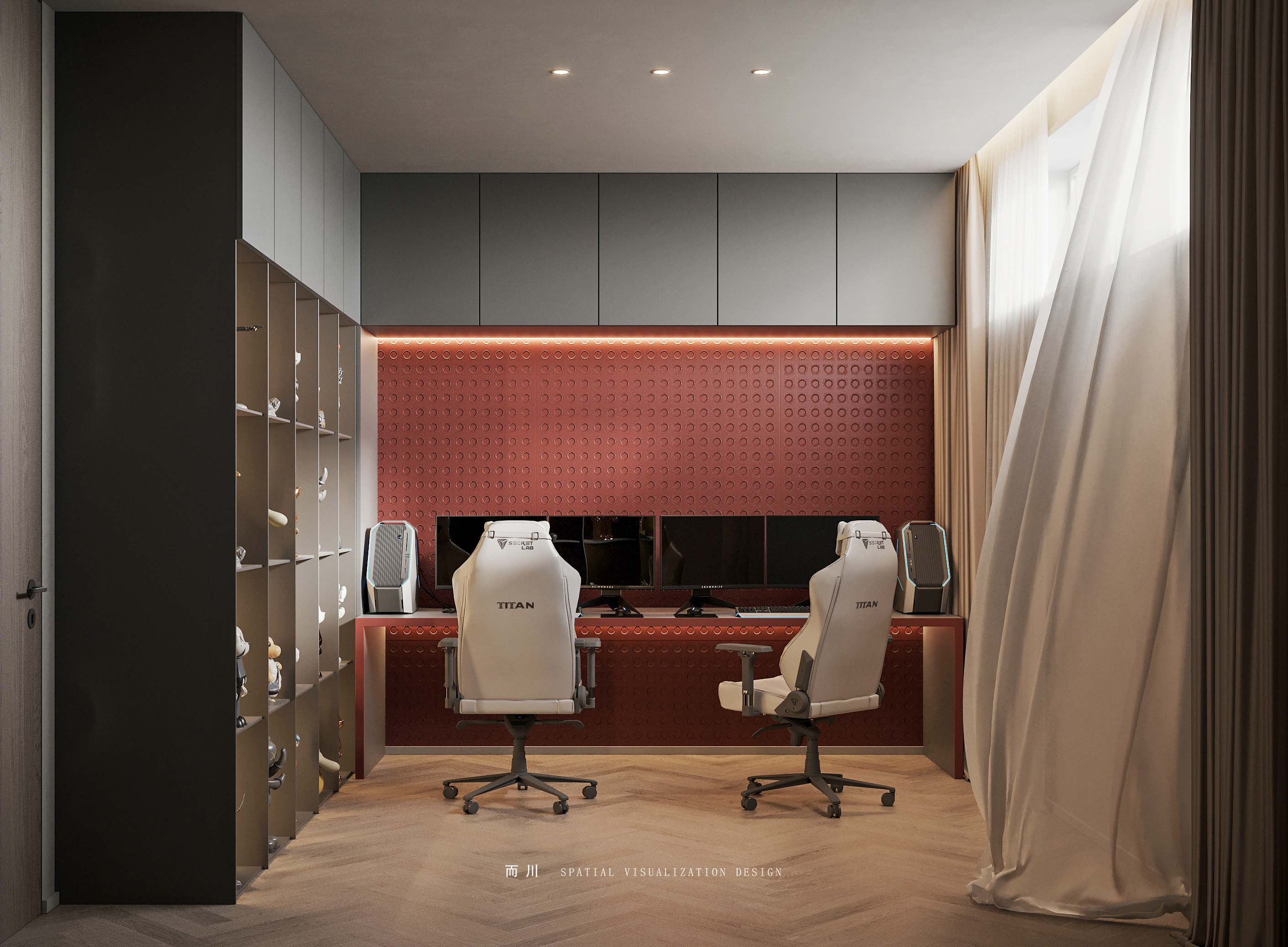 现代别墅设计典范丨而川空间可视化工作室-17