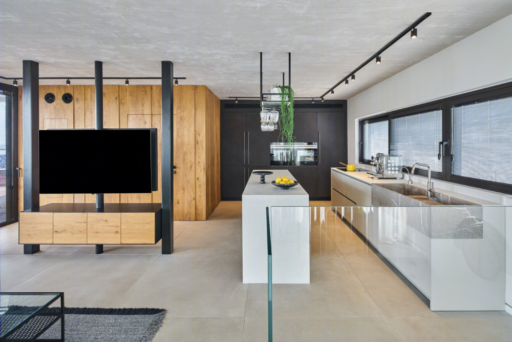 特拉维夫城市顶层公寓，现代简约风格诠释舒适生活-4