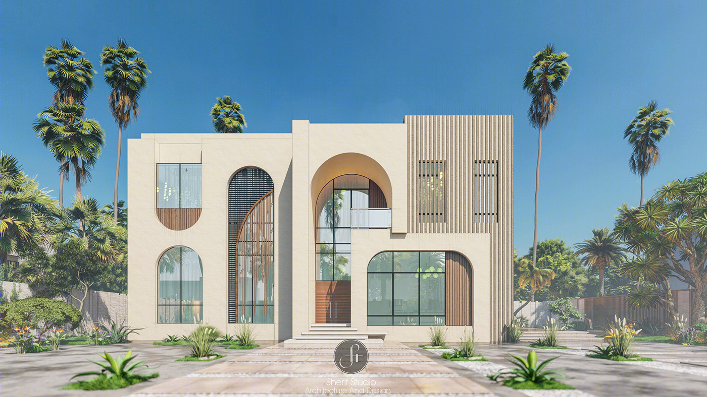 Sherif Mohamed丨别墅建筑丨Contemporary Style Villa, Dubai, United Arab Emirates-2