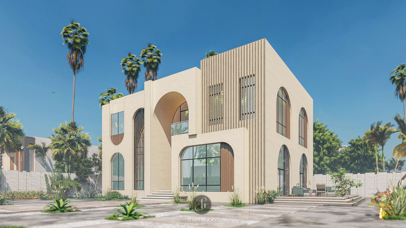 Sherif Mohamed丨别墅建筑丨Contemporary Style Villa, Dubai, United Arab Emirates-1