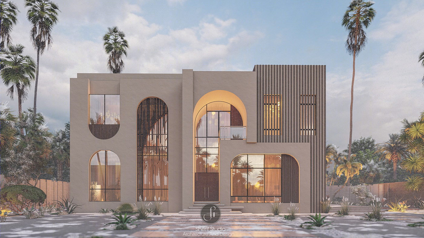 Sherif Mohamed丨别墅建筑丨Contemporary Style Villa, Dubai, United Arab Emirates-3