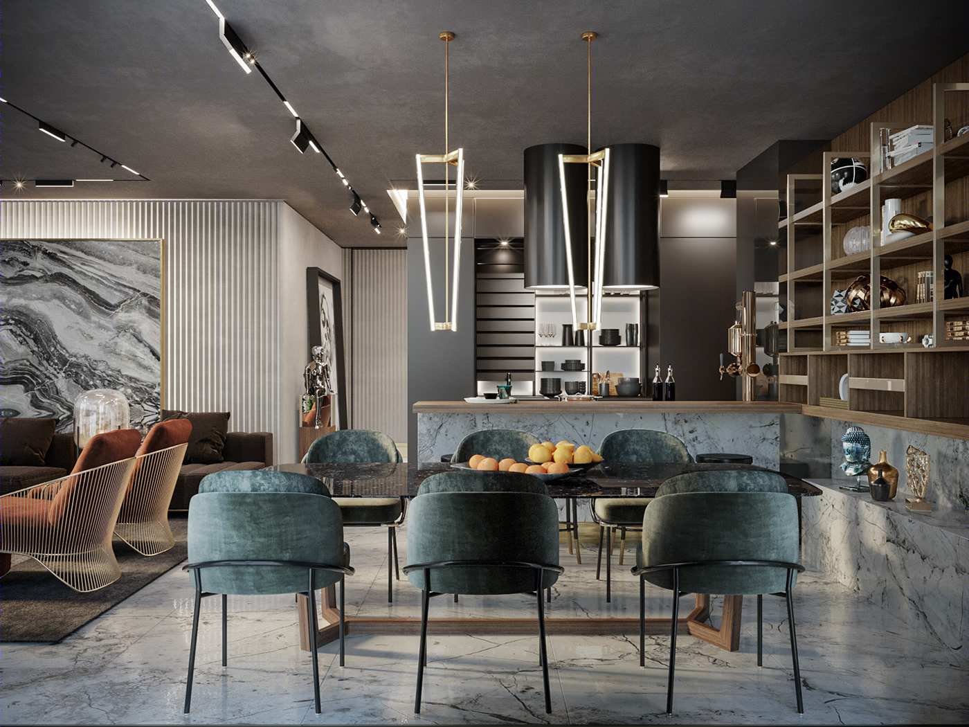 Mariya Vergezova丨平层丨Manhattan's luxury apartment design-2