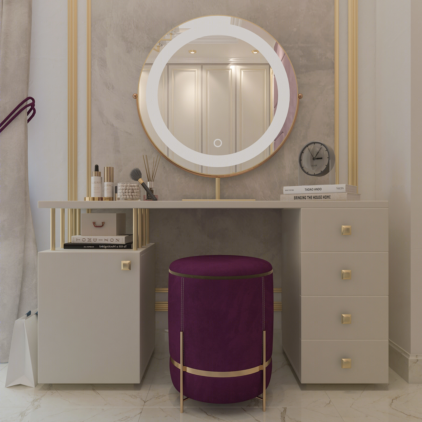 Anastasiya Gushchina丨别墅丨Neo Classic Kids Room Interior Design-6