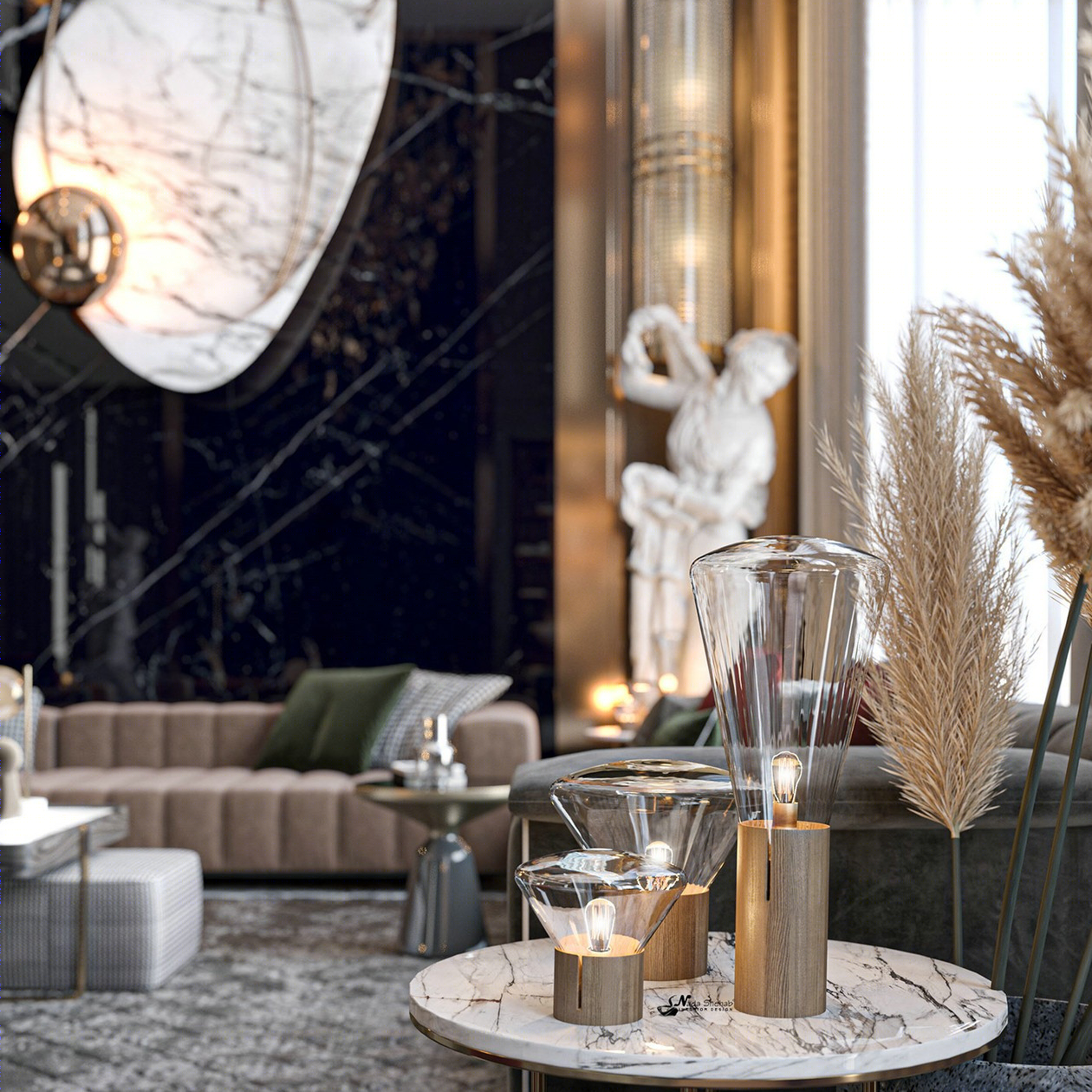 Nada Shehab 打造轻奢质感空间-5