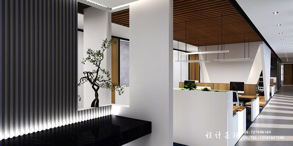 简约现代办公室设计，展现都市风采-1