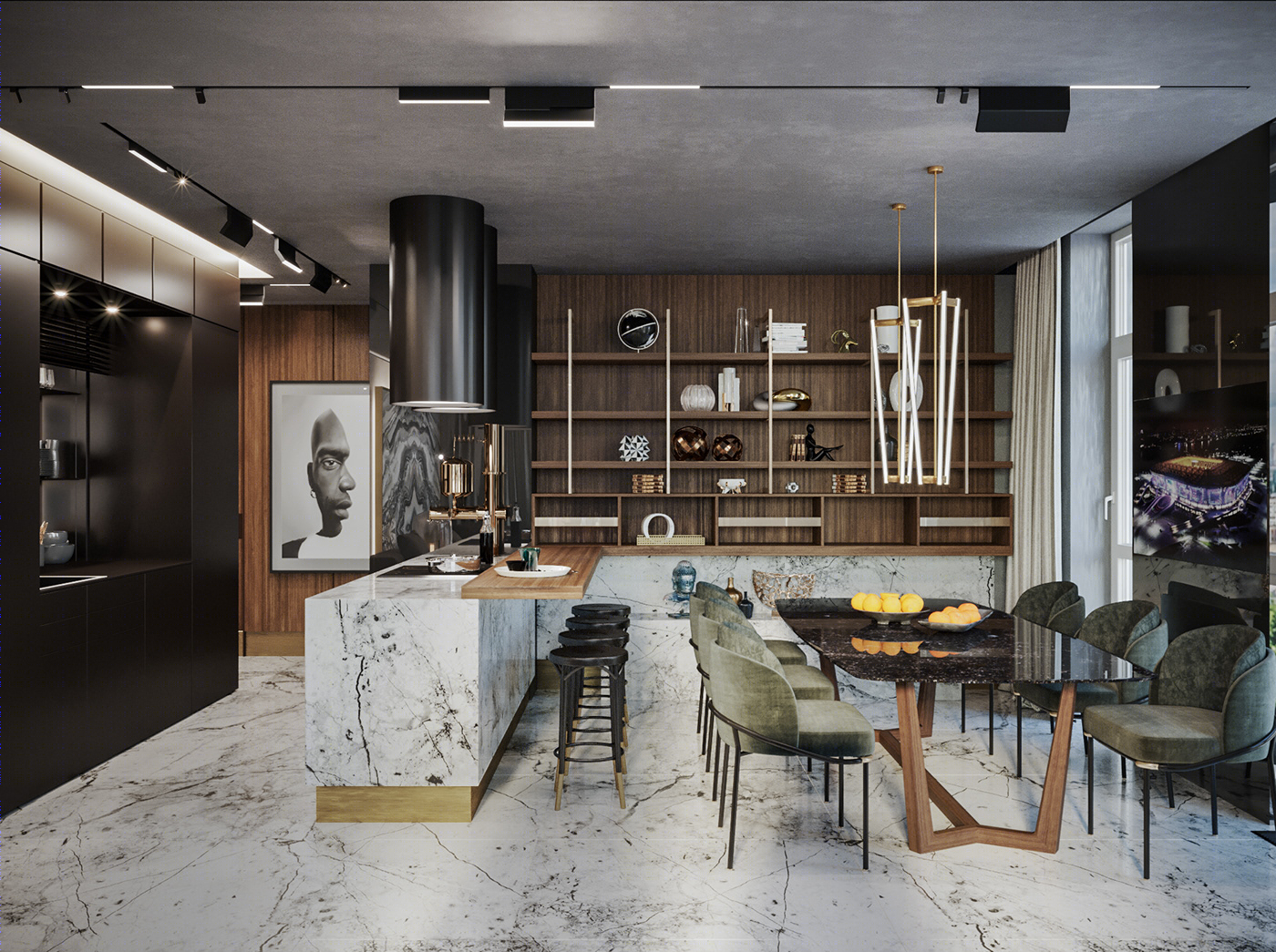 Mariya Vergezova丨平层丨Manhattan's luxury apartment design-3