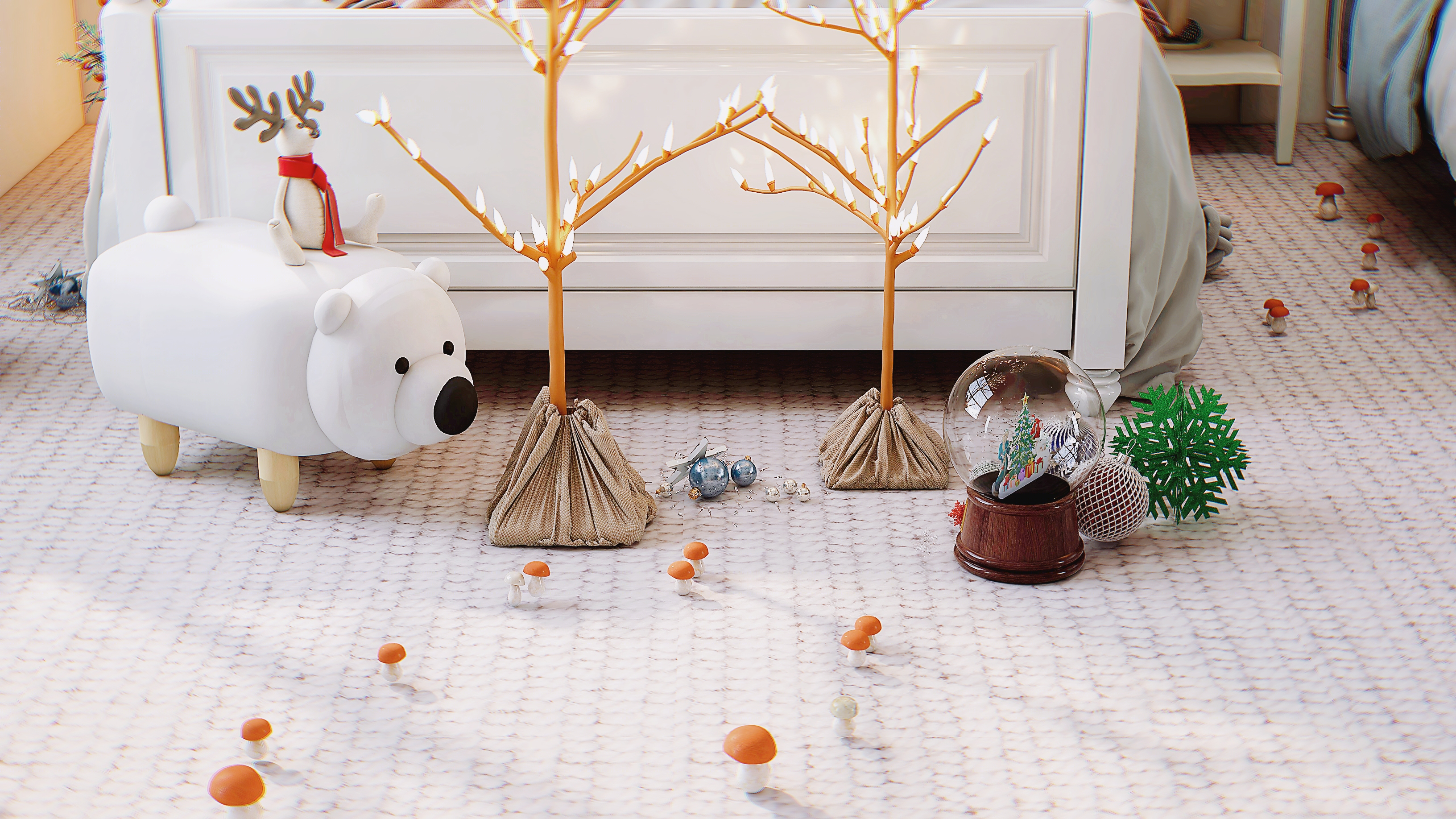 私人圣诞 | 小众颜色打造独特氛围-23