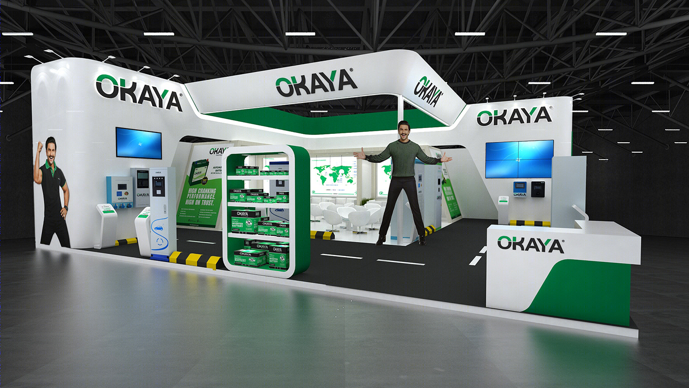 Anastasiya Gushchina丨展厅丨OKAYA @ AUTOEXPO-1