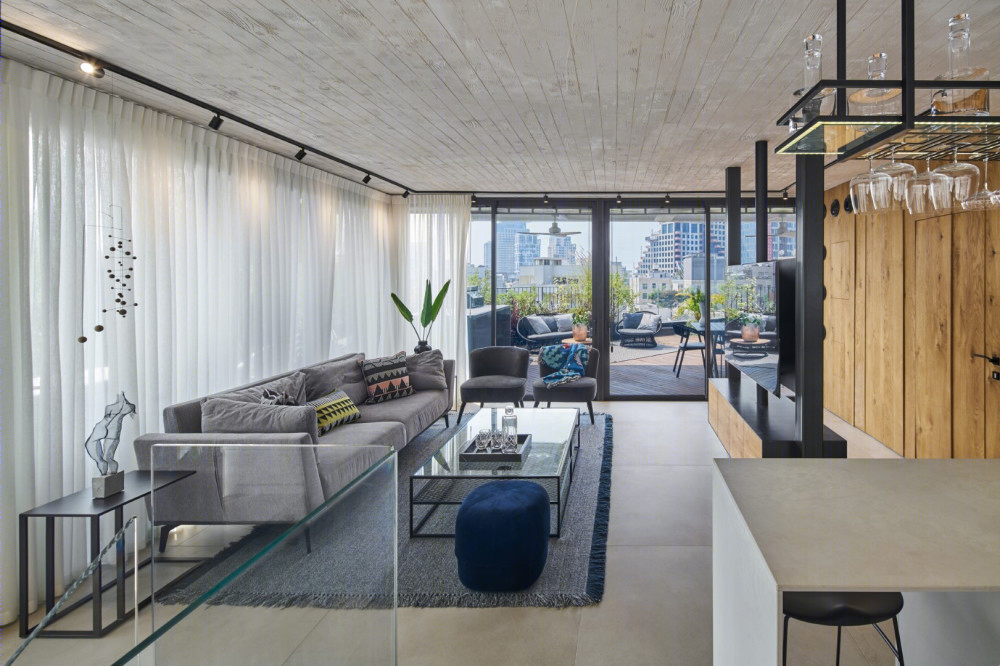 特拉维夫城市顶层公寓，现代简约风格诠释舒适生活-7