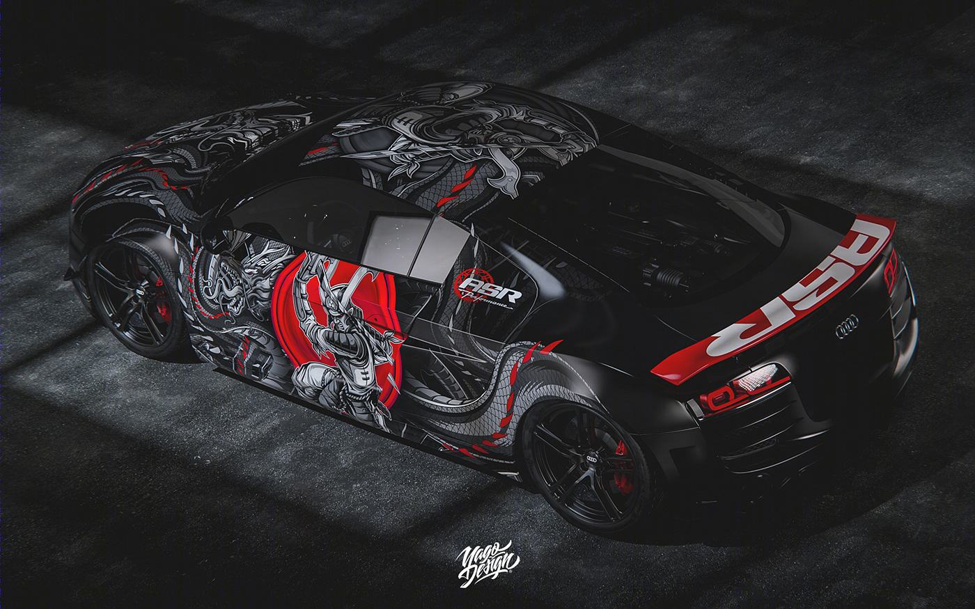 Anastasiya Gushchina丨展厅丨Audi R8 Ronin by Yagodesign-9