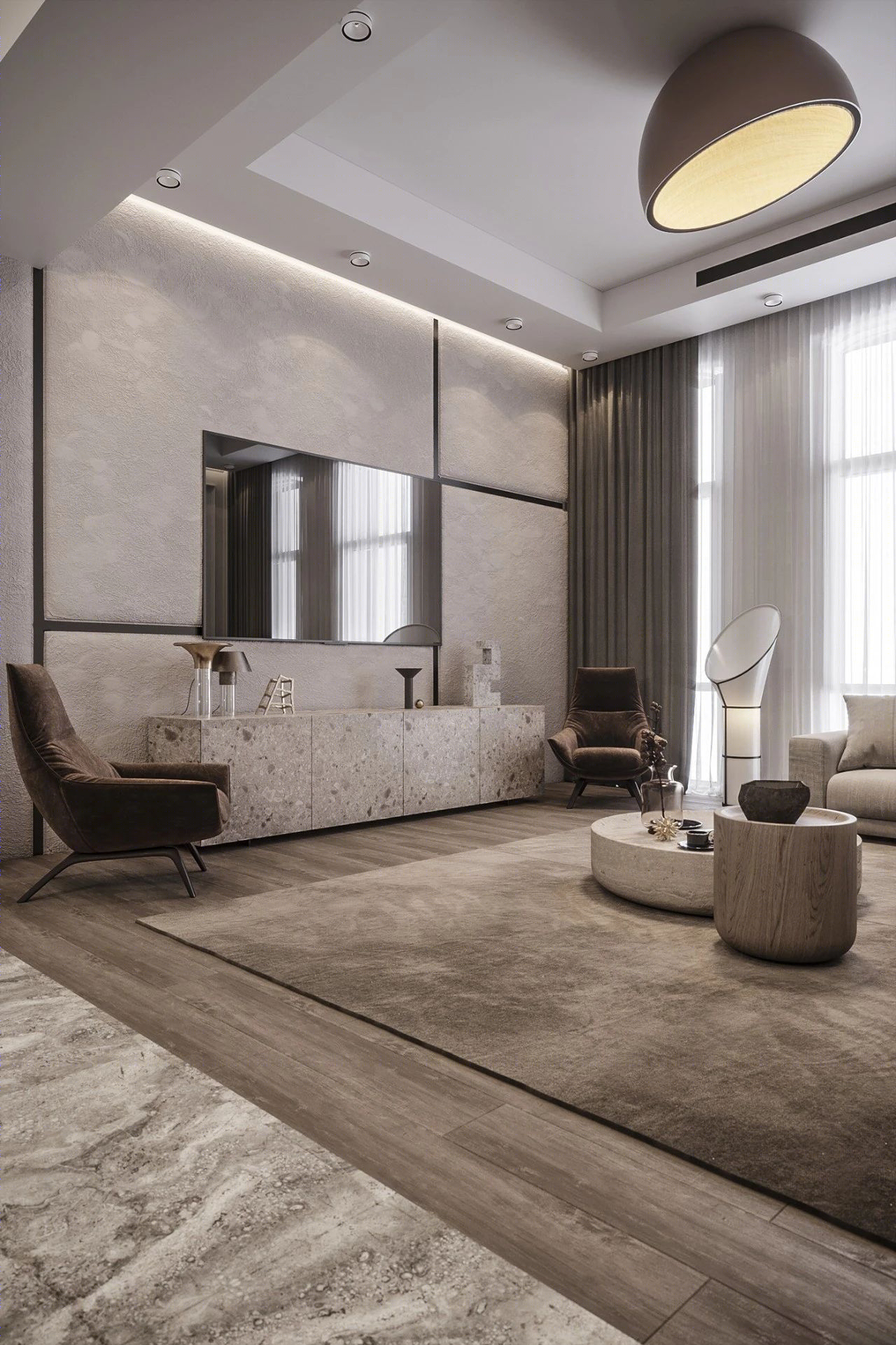 乌克兰设计师 Ivan Honcharenko 的现代高级灰空间艺术-38