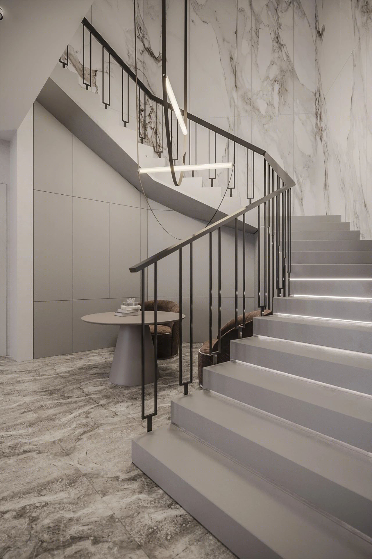 乌克兰设计师 Ivan Honcharenko 的现代高级灰空间艺术-39