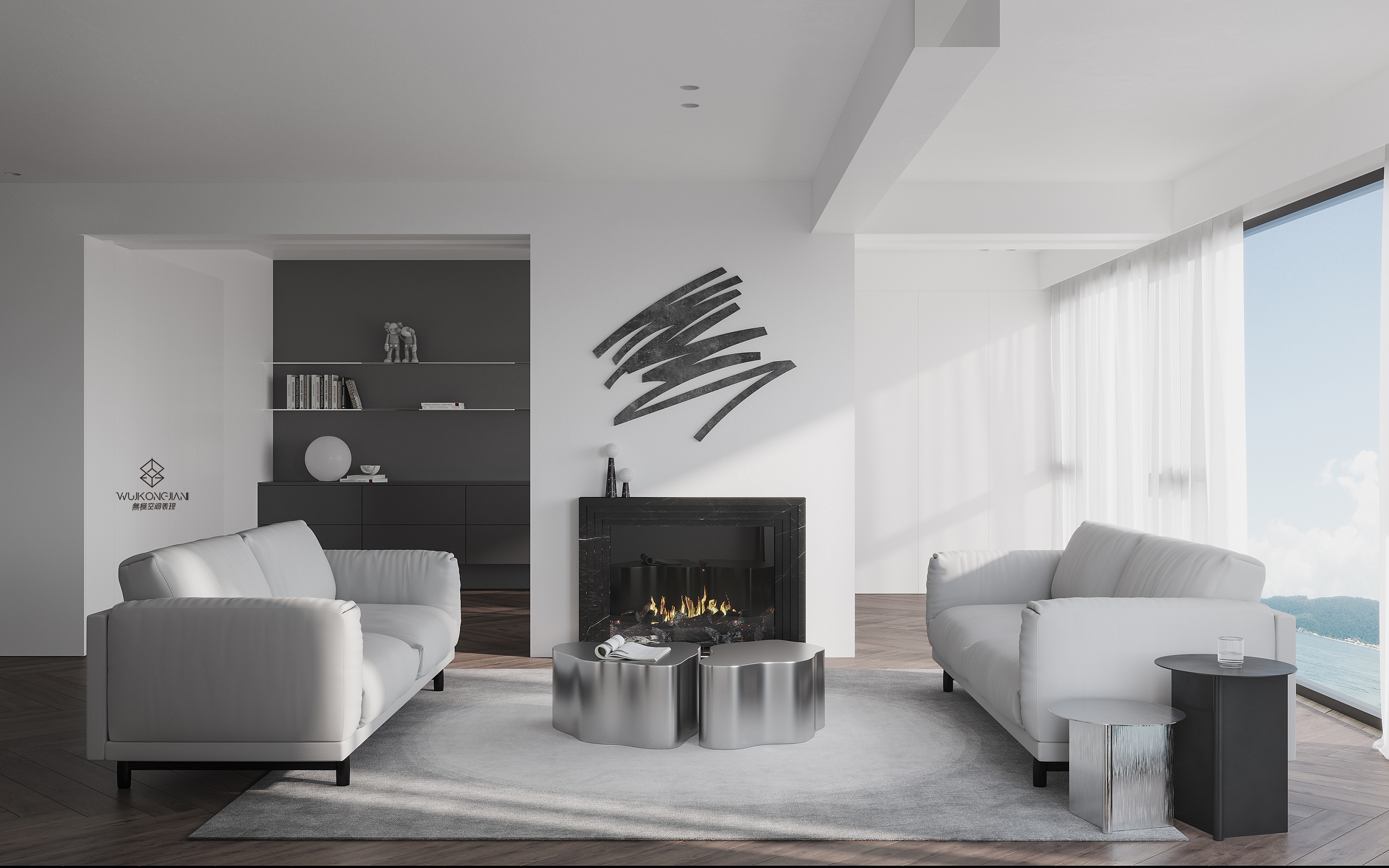 无极表现 x 一屋半 合作室内设计案例-1