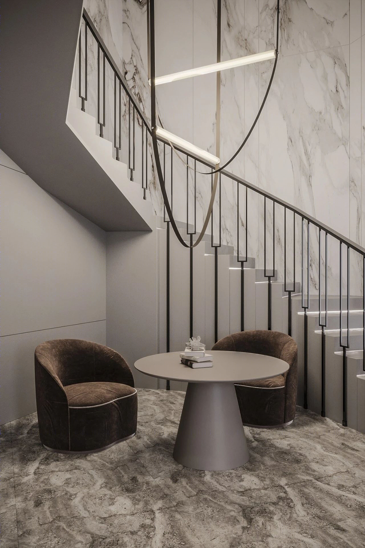 乌克兰设计师 Ivan Honcharenko 的现代高级灰空间艺术-40