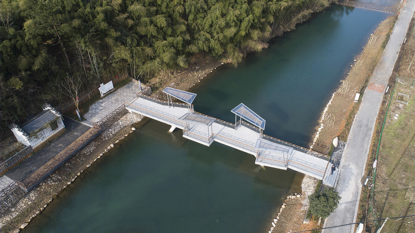 玉华村人行桥 | 针灸式设计激活乡村空间-6