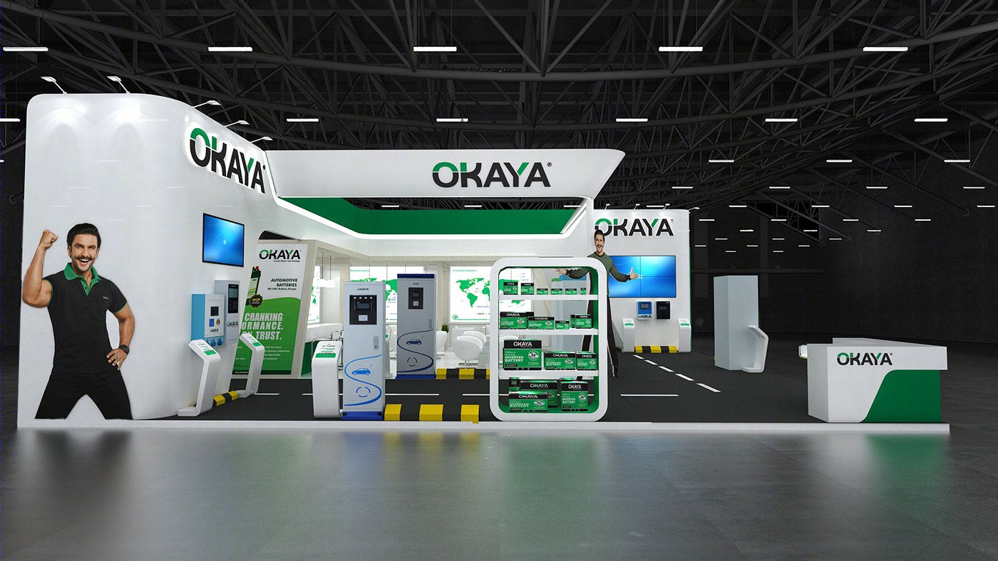 Anastasiya Gushchina丨展厅丨OKAYA @ AUTOEXPO-2