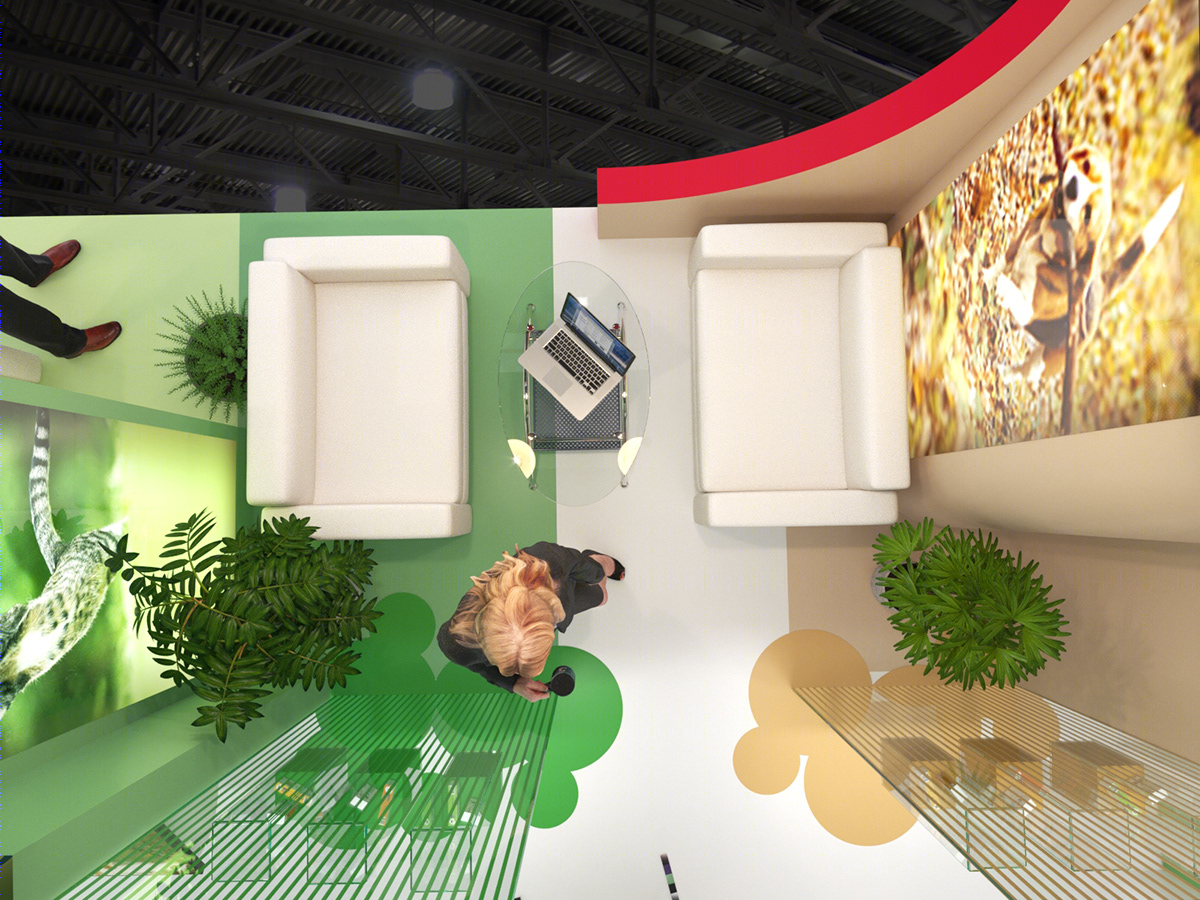 Anastasiya Gushchina丨展厅丨Exhibition stand for animal drug manufacturer-9