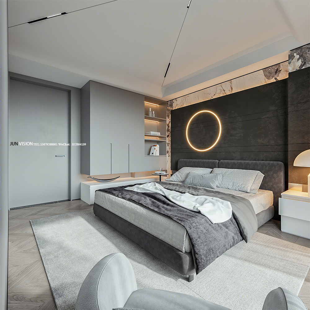 现代轻奢家居设计典范丨钧钧表现-5