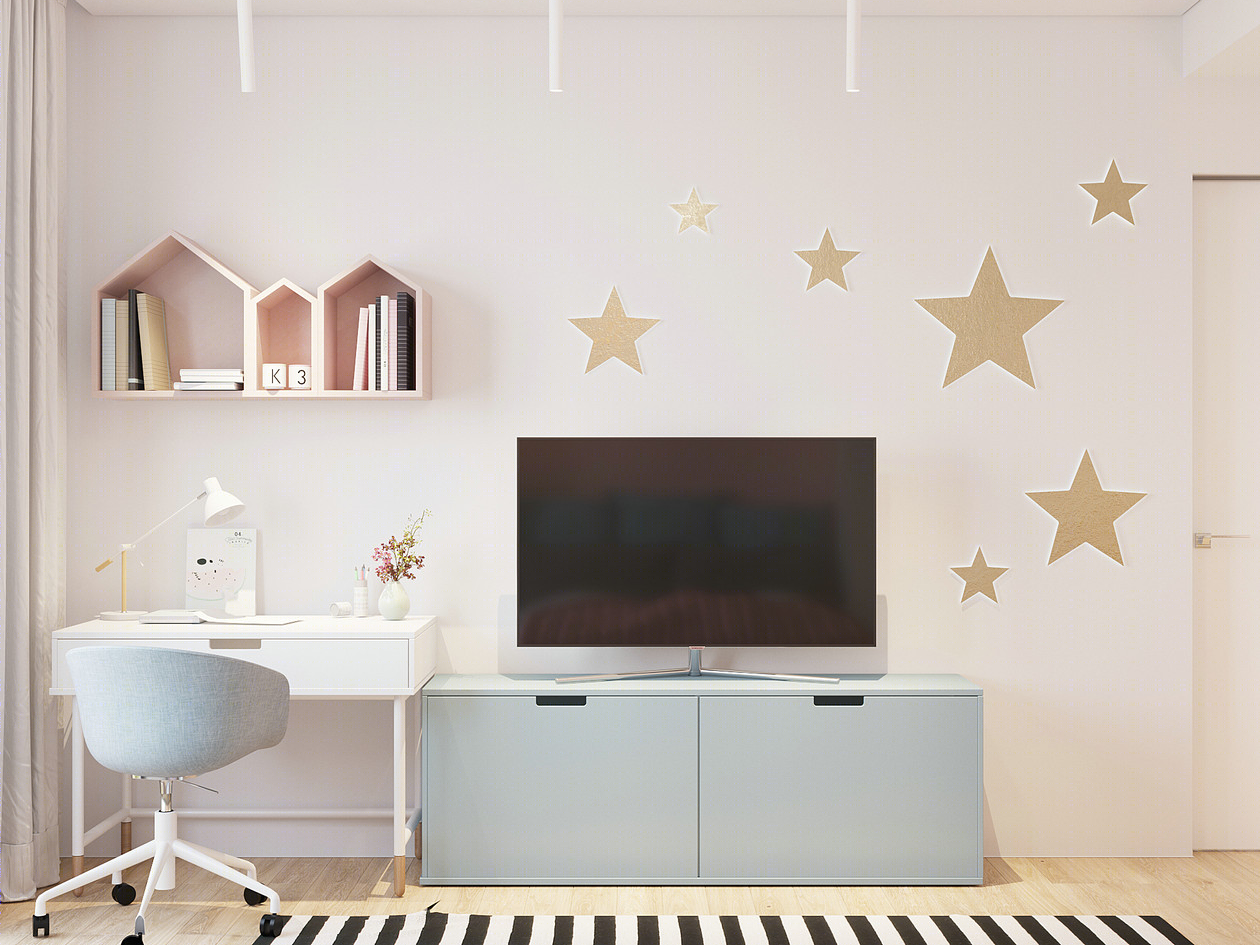 简约风格公寓设计，年费会员免费下载高清原图-40