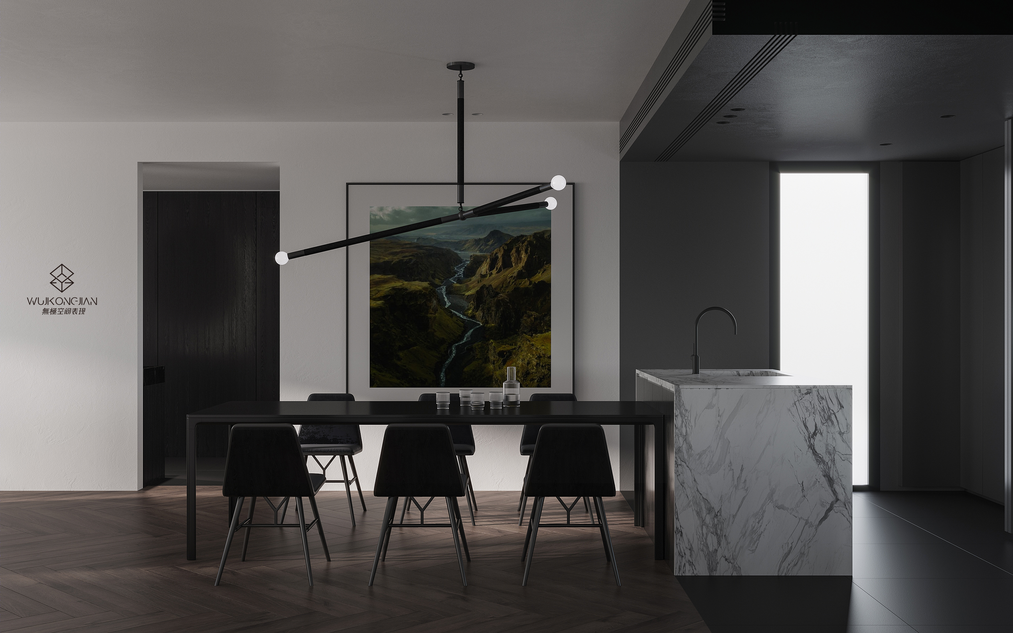 无极表现 x 一屋半 合作室内设计案例-4