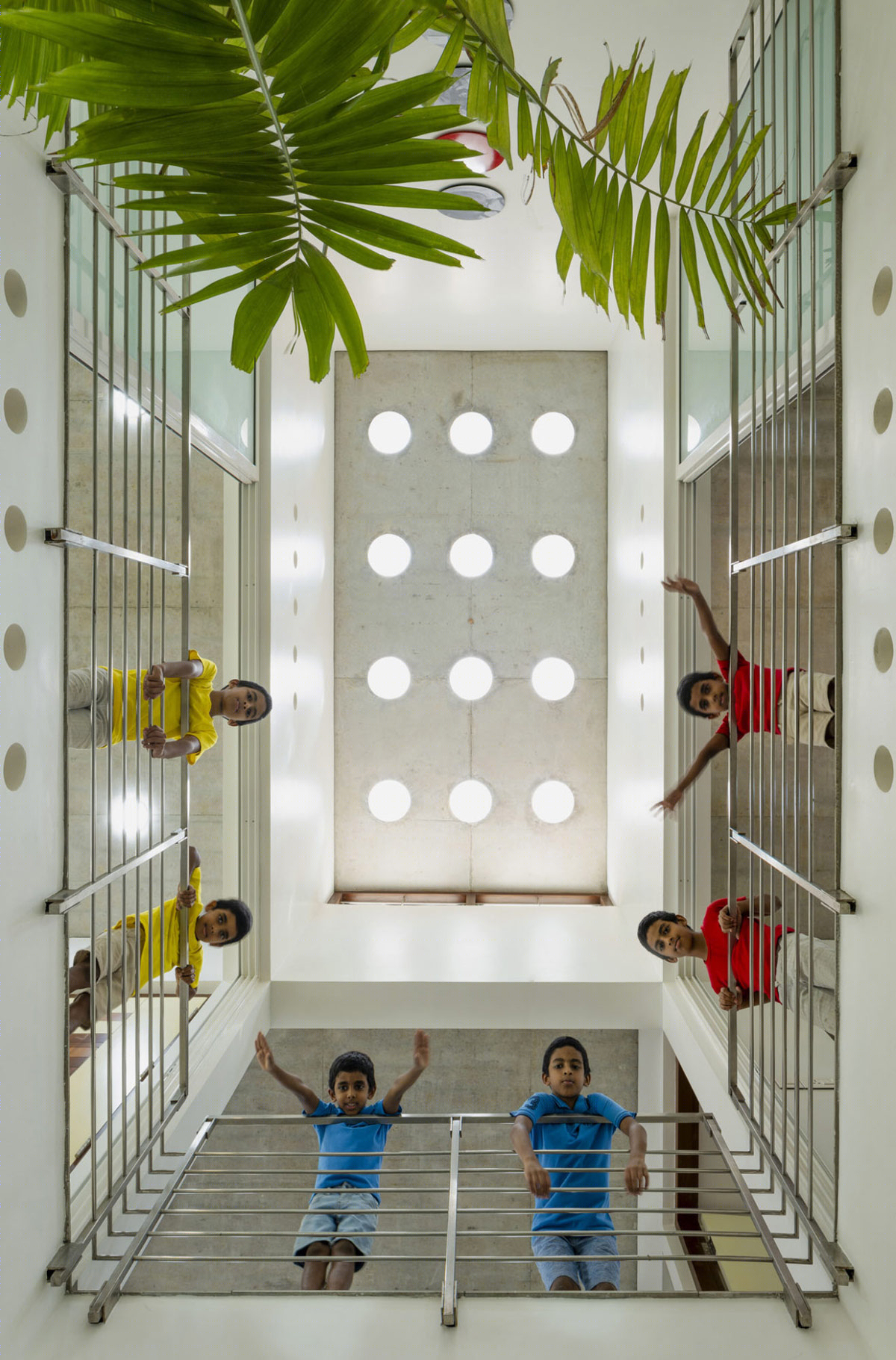 色彩碰撞下的创新住宅丨印度丨LIJO.RENY.Architects-46
