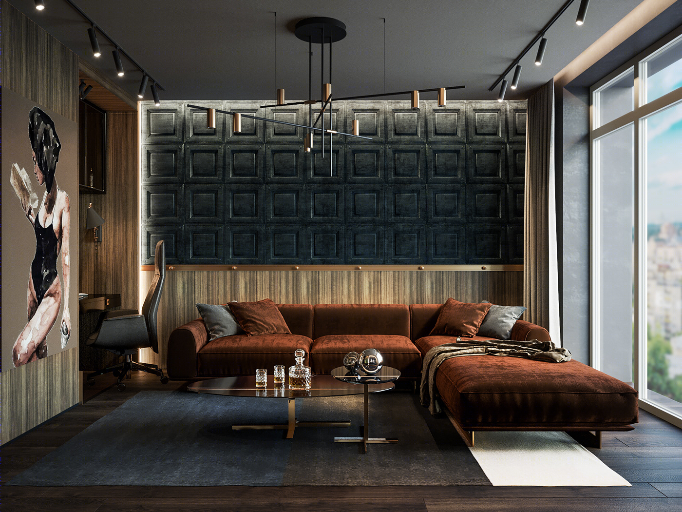 Mariya Vergezova丨平层丨Manhattan's luxury apartment design-8