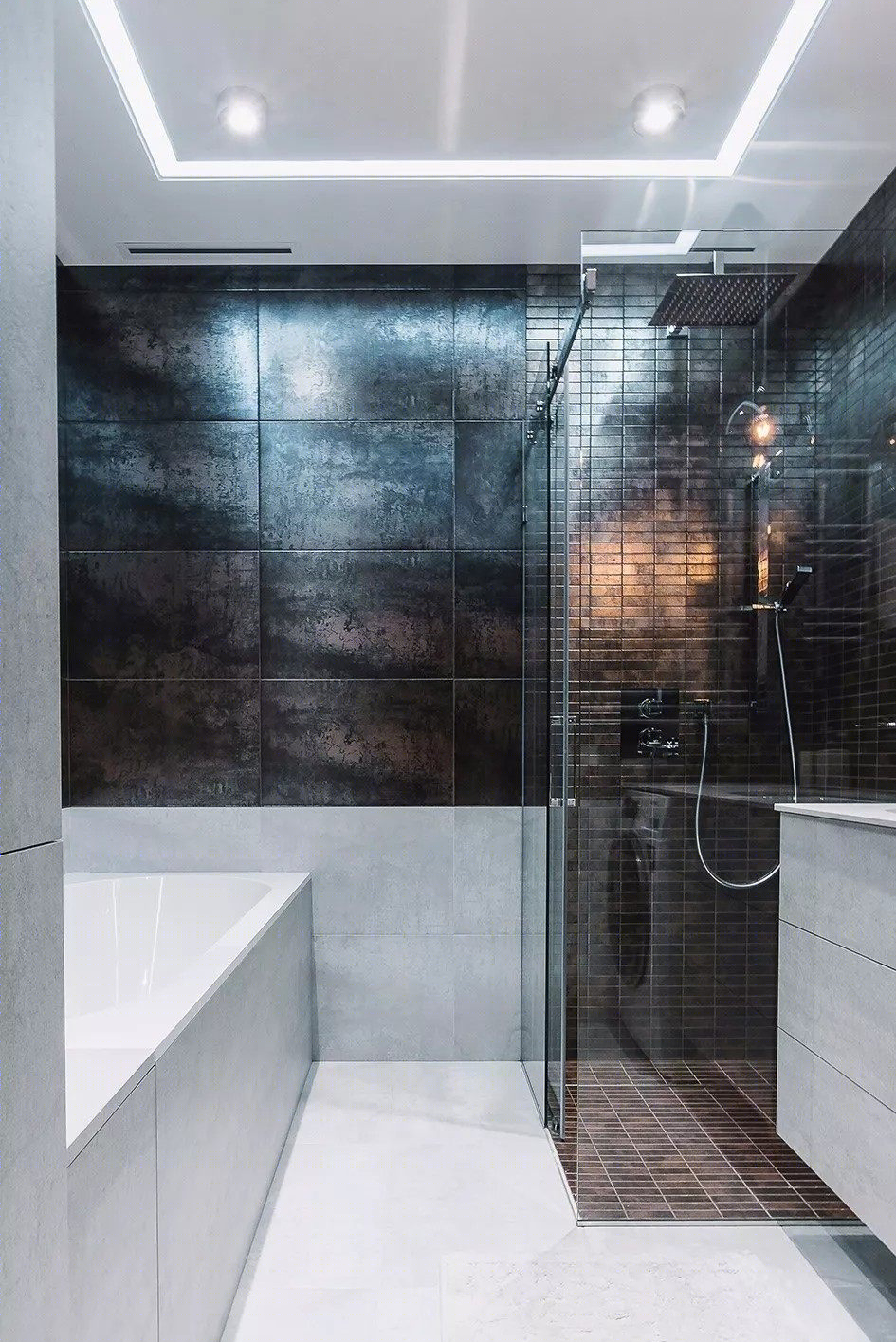 乌克兰 105 平米“木与灰”住宅设计-17