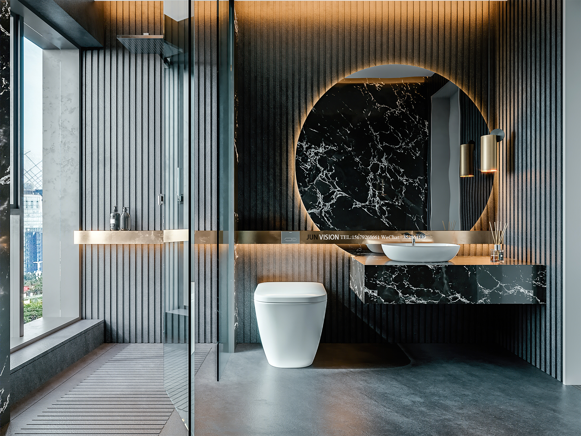 现代轻奢家居设计典范丨钧钧表现-10