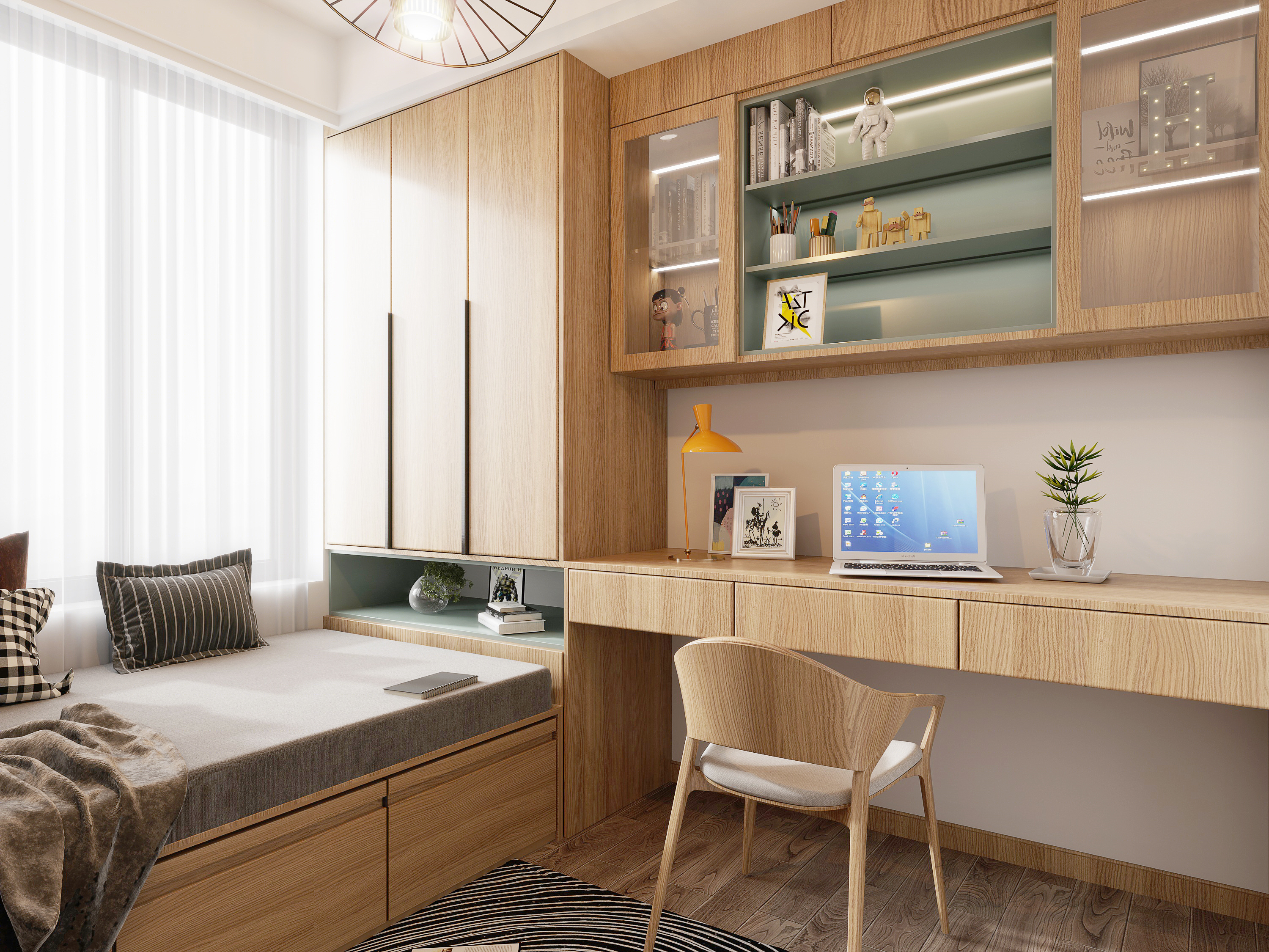 日式现代家居平层设计-9